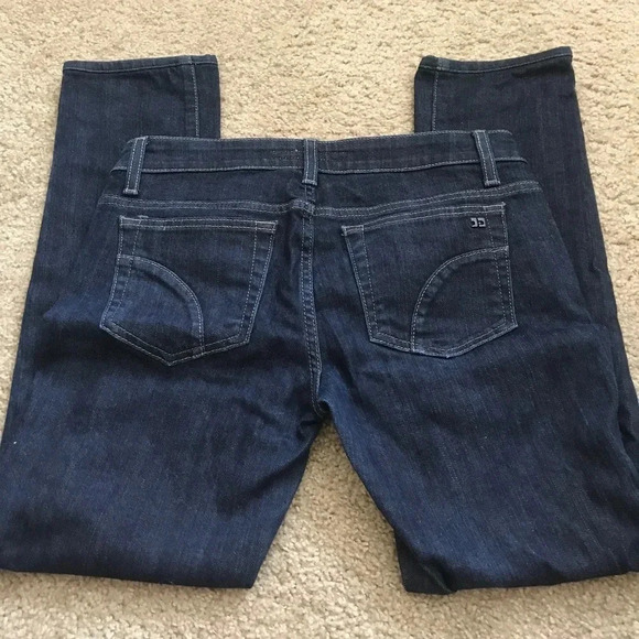 Joe's Jeans Denim - Joe's Jeans Blue Dark Wash Cigarette Fit Size 27